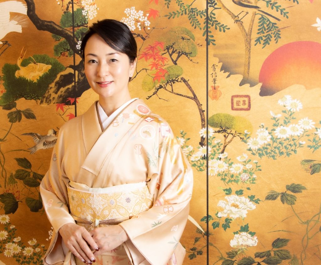 お正月の着付け姿
